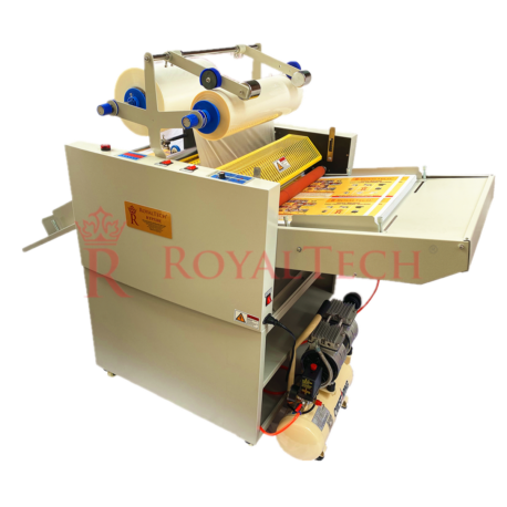 PNEUMATIC FULLY AUTO HOT & COLD ANTI-CURL ROLL LAMINATING MACHINE (AUTO FEED + AUTO CUT) - RTP520E