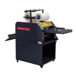 PNEUMATIC HOT & COLD ANTI-CURL ROLL LAMINATING MACHINE - RTP390D